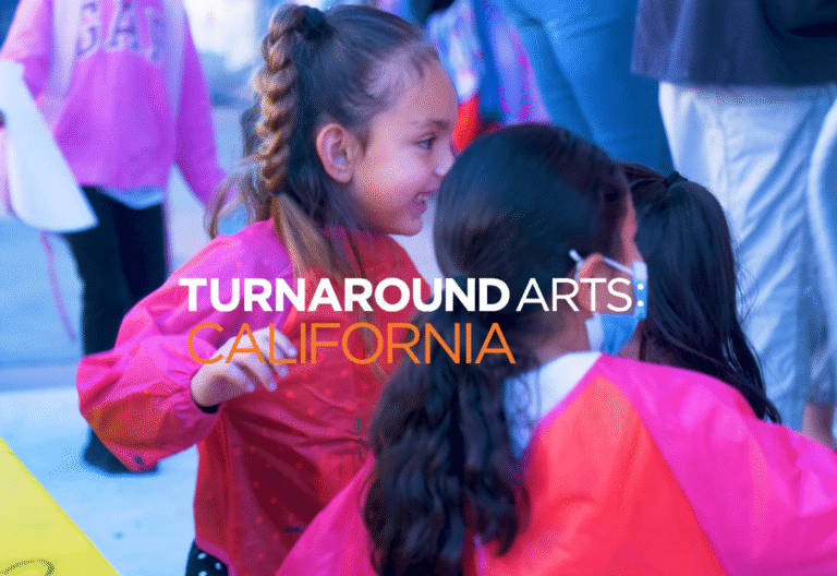 students behind the turnaround arts california log