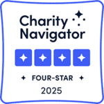 Charity Navigator four-star 2025 logo